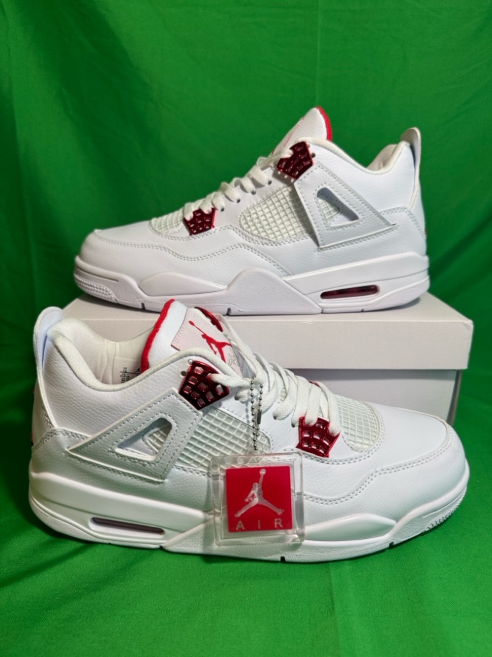 New! Air Jordan 4 Retro "Red Metallic"